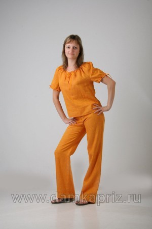 Блуза "Мария" - интернет магазин одежды из льна Дамский Каприз