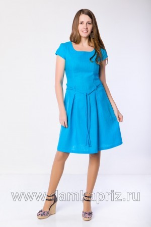 Платье "Милана" - интернет магазин одежды из льна Дамский Каприз