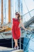 Платье "Бригантина" - интернет магазин одежды из льна Дамский Каприз