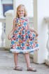 Платье для девочки "Колибри-2" - интернет магазин одежды из льна Дамский Каприз