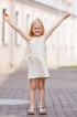 Платье для девочки "Люси" - интернет магазин одежды из льна Дамский Каприз