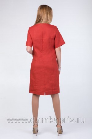 Платье "Милагрес" - интернет магазин одежды из льна Дамский Каприз