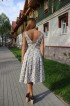 Сарафан "Цветы-2" - интернет магазин одежды из льна Дамский Каприз