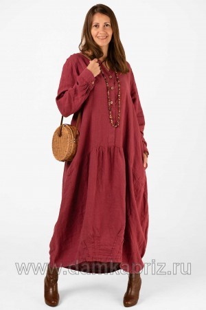 Платье "Марго" - интернет магазин одежды из льна Дамский Каприз