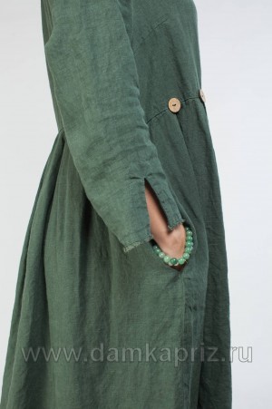 Платье "Джулия" - интернет магазин одежды из льна Дамский Каприз