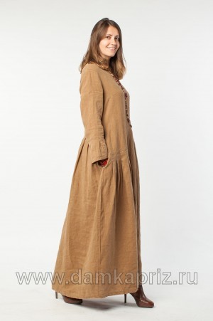 Платье "Летиция" - интернет магазин одежды из льна Дамский Каприз