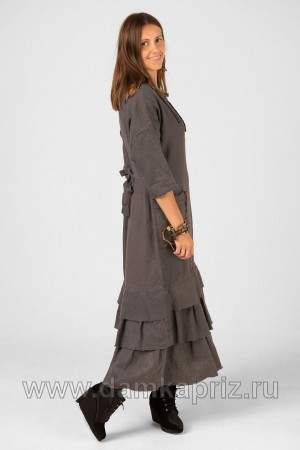 Платье "Анжелика" - интернет магазин одежды из льна Дамский Каприз