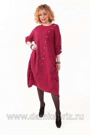 Платье "Лайма" - интернет магазин одежды из льна Дамский Каприз