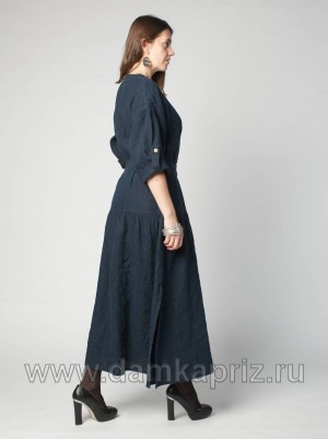 Платье "Моника" - интернет магазин одежды из льна Дамский Каприз