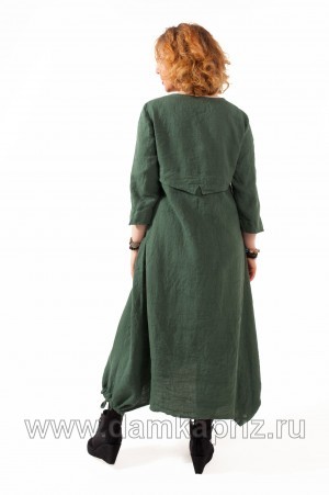 Платье "Эмма" - интернет магазин одежды из льна Дамский Каприз