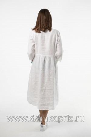 Платье "Симона" - интернет магазин одежды из льна Дамский Каприз