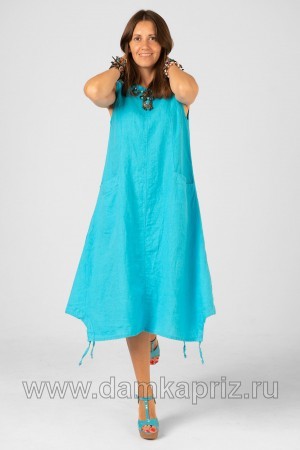 Сарафан "Найля" - интернет магазин одежды из льна Дамский Каприз