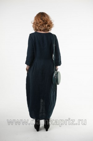 Платье "Миранда" - интернет магазин одежды из льна Дамский Каприз