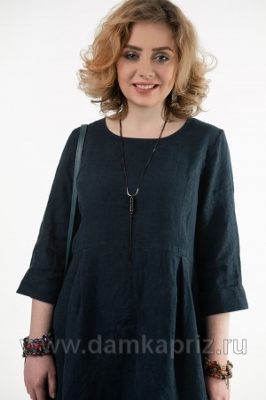 Платье "Миранда" - интернет магазин одежды из льна Дамский Каприз