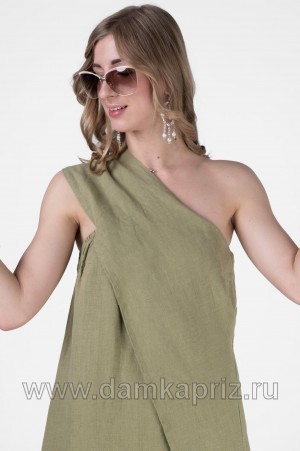 Платье "Майя" - интернет магазин одежды из льна Дамский Каприз